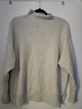 ruby moon Cream Speckled Knit Pullover